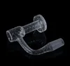 Full Weld Sandblasted Quartz Banger Smoking Banger Nails Beveled Edge Sandblasting Seamless Bangers Terp Slurper Set With Cap And Pill