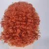 20202 Popular Orange curl Cosplay Brave Merida Animation Wig