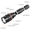 Flashlights Torches Updated P50 Tactical LED Flashlight 2000 Lumens Rechargeable Zoomable Flashlight with Flashlight Mount Clip Hunting Weapon Light L221014