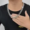 8/10/12/14mm Miami cubain lien chaîne collier en acier inoxydable couleur or collier hommes Hip Hop Rock bijoux