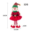 Natale Peluche Elfo Morbido Peluche Elfo Bambola Ornamenti Albero di Natale Ciondolo Appeso Ragazzo Ragazza Elfi Capodanno 2023 Regali per bambini FY3964-5 P1017