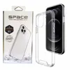 Étuis de téléphone SPACE transparents et robustes de qualité supérieure pour iPhone 15 14 Plus 13 12 11 Pro Max XR XS X Samsung S21 S20 Note20 Ultra avec emballage de vente au détail