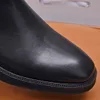 Nuevos botines para hombre, botas para motocicleta, zapatos de vestir, pisos para exteriores, zapatos elegantes de diseñador para hombre, talla de cuero 38-45