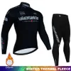 Rowerowe koszulki Zestawy Włoch Włoch Winter Termiczne polarowe koszulki Zestaw Męski garnitur Ciclismo Pro Mtb Rower Rower Kit 221017