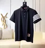 Polos para hombres 2022 Top Summer Solid Men Polo Shirt Camisas para hombre Manga corta Algodón Outwear Ropa Negocios Transpirable