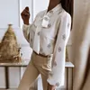 Women's Blouses Elegant Lace-Up Bowknot Blouse Spring Summer Fashion Pattern Print Women Tops Blusa Casual Long Sleeve Office Lady