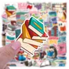 Pack of 50Pcs Love Reading Stickers No-Duplicate Waterproof Vinyl Sticker for Laptop Computer Water Bottle Luggage Skateboard Notebook Bike Car Decals