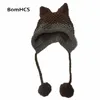 Beanieskull Caps BOMHCS OURS BONITOS BEANIE WINTER QUENTE 100% HATMADO MADO CATO 221014