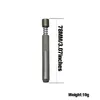 Metal Smoking Pipe E cigarette For smoking accessory 78mm Filter Tips Bats Snuff Snorter Dispenser Tubes Straw Sniffer Tobacco Pipes