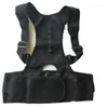 Supporto per la vita regolabile magnetico correttore di postura corsetto tutore per la schiena cintura lombare dritto per uomo donna S-XXL