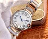 Hommes de qualité montre nouvelle version unisexe mode montres-bracelets 42mm 36mm 33mm cadran blanc deux tons or automatique hommes montres excellentes montres-bracelets