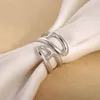 Brooches Gold Coated Serpentine Scarf Buckle Metal Silk Pin Lady Ring Multi-Function Buckles Wholesale