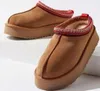 Femmes Tasman plate-forme pantoufles bottes hommes femmes pantoufles décontractées chaussure en coton