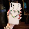 Rhinestone Phone Cases Love iPhone 14 Pro Max Plus iPhone을위한 하트 다이아몬드 디자이너 13 12 11 7 8 미니 X XR XS 충격 방지 카메라 렌즈 보호 명확한 실리콘 덮개