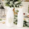 Christmas Decorations 2022 Wine Bottle Cover Decor For Home Navidad Noel Ornaments Xmas Gift Happy Year