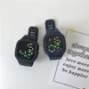 Armbandsur enkla digitala led vattent￤t klocka f￶r m￤n sport silikonband elektronisk handledsklockor kvinnor