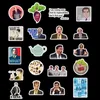 50pcs Show de TV Merchandise Stickers para laptops de garrafas de água Flashs Notebook Caixa de telefone TZ-AZ069