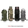 Hiking Bags 1Pcs Outdoor Tactical Molle Nylon Water Bottle Pouch 0.3L-0.8L Canteen Cover Holster Travel Hiking Kettle Bag With Molle System L221014