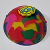 Dekompressionsleksak elastisk skål gummi regnbåge färg icke-omformerbar hoppboll barns pedagogiska presentleksak ZM1017