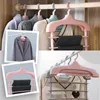 Cabides racks calças múltiplas funcionais rack não deslizamento de armário dobrável organizador de guarda-roupa para calças de calças de roupas laços de lenços