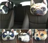 Oreiller 3D Animal Voiture Tête Cou Voyage Siège En Peluche Creative Chien Visage Coussins Canapé Avec Dos