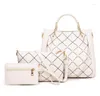 Evening Bags Ladies Fancy Handbags Tote Philippines Pearl Handbag Set Of 3 Pieces