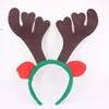 Nueva diadema de astas de reno lindo ciervo alce cuerno tocado para niños adultos fiesta de Navidad decoración de disfraces GCB16415