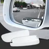 Accessoires intérieurs 2 pièces miroir d'angle mort convexe grand angle de voiture réglable sans fin bébé visualisation petit angle mort latéral lentille auxiliaire