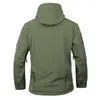 Herrjackor Militär Taktisk Vinterjacka Herr Armé Kamouflage Kläder Vattentät Windbreaker Multicam Fleece Bomber Coat Man