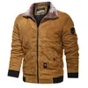 Herrenfell Kunstpelz 2022 Winter Fleece Warme Cordjacke Herren Pelzkragen Lässiger Modemantel Herren Wasserdicht Große Größe M-6XL Schlanke Herrenjacke Top T221007