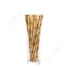 Paper Straws 19.5cm Disposable Bubble Tea Thick Bamboo Juice Drinking Straw lot Eco-Friendly Milk-Straw Birthday Wedding Party Gifts 500 lots DAF503