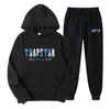 Tracksuit Trapstar Brand Printed Sportswear Men's and Women's Sportswear Brushed Two-Piece Loose Hooded Sweater Dr￤kt Vinter Varma ￤lskare Sweatshirt Pants Jogging