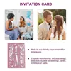 Gift Wrap 5pcs Chic Stylish Wedding Invitations Invitation Cards For Valentine's Day