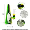 Home & Garden Oil Pipes cone Shape printing Silicone Hand with nectar collector Tobacco Smoking Pipe Dry Herb For Silicon Bong Glass Bubbler