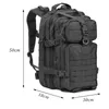 Vandringspåsar 40L Militär taktisk attackförpackning Backsäck Army Molle Waterproof Bug Out Bag liten ryggsäck för utomhusvandring campingjakt L221014