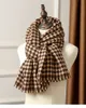 Fashion scarf Buta wool scarf Cape coat women's winter