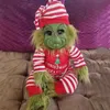 Grinch 인형 귀여운 크리스마스 박제 봉제 장난감 장난감 Xmas 선물을위한 가정 장식