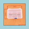 Jewelry Pouches Bags Jewelry Pouches 8 Styles Compartments Transparent Plastic Storage Box Organizer Bead Case Er Container For Dro Dhsgi