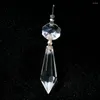 Kroonluchter kristal 10 stks 38 mm heldere glazen lamp prisma's onderdelen hangend druppels hangers woning decor verlichting accessoires