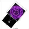 Jewelry Pouches Bags Jewelry Pouches Bags Unfaded Flower Rose Box With Surprise 100 Languages I Love You Necklace Strange Gift For Dhq5E