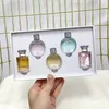 Hochwertige Channels Perfumes Düfte für Frauen, Geschenkset 7 ml x 5 Stück, Valentinstagsgeschenk, lang anhaltender angenehmer Parfümgeruch