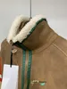 Jaqueta de plumas de grife 5A jaqueta de inverno parka feminina com integração de pele de ganso branca enchimento tecido de malha de lã emenda casaco masculino quente