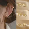 Kristall Zirkon Creolen Für Frauen Huggie Knorpel Ohrring Chirurgenstahl Gold Farbe Helix Tragus Ohr Piercing Schmuck