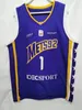 Victor Wembanyama 1 Jersey Basketball Hommes Cousu Maillots S-XXL Mix Match Order Violet Blanc Couleur