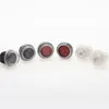 Switch Clown 6Pcs 20mm Diameter Round Rocker Switches Black Mini White Red 2 Pin ON-OFF KCD1-105