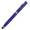 4 in 1 Light Up Ballpoint Stift Stylus Touchscreen Laser Pointer Stift Aluminium Metall LED Leuchten Taschenlampe