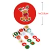 Gift Wrap 500Pcs/roll Christmas Paper Label Stickers Sticker Scrapbooking For Card Packing Stationery