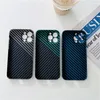 Mobiele telefoons koolstofvezel textuur multicolor all-pack pc harde shell case schokbestendige hoes voor iPhone 14 plus 13 12 11 pro max max