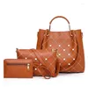 Evening Bags Ladies Fancy Handbags Tote Philippines Pearl Handbag Set Of 3 Pieces