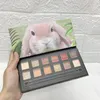 Ombretto 12 colori tavolozza animale pigmenti impermeabili a lunga durata senza sbavature luccichio opaco lucido glitter ombretto trucco